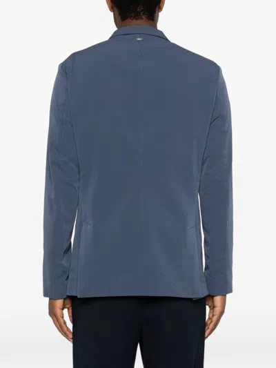 Herno Notched-lapel Blazer In Blue