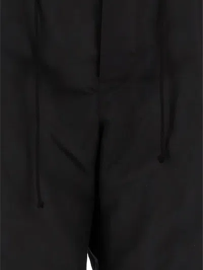 Niccolò Pasqualetti Panelled Drawstring Pants In Black
