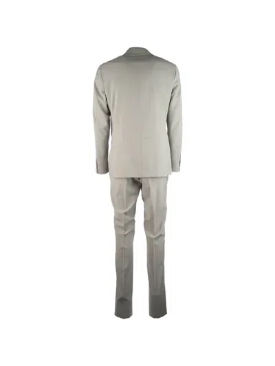 Corneliani Single-breasted Patch-pocket Suit In Neutral
