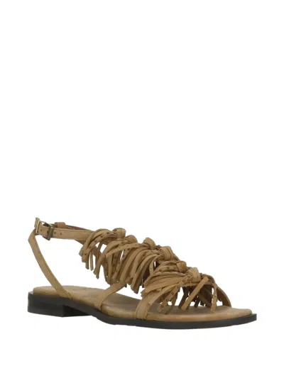 Ash Panic Flat Sandals In Multi