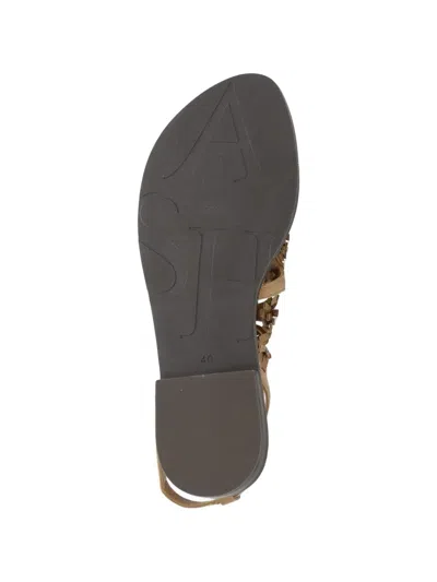 Ash Panic Flat Sandals In Multi