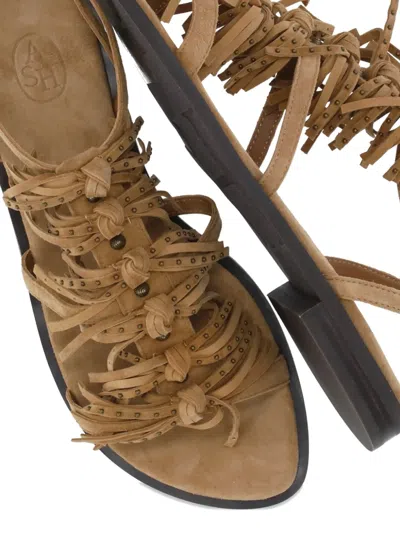 Ash Panic Flat Sandals In Multi