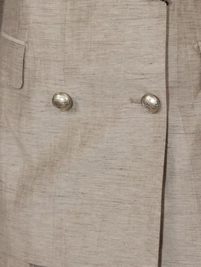 Tagliatore Double-breasted Buttoned Suit In Neutral