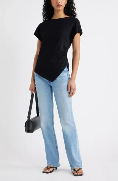 Open Edit Asymmetric T-shirt In Black