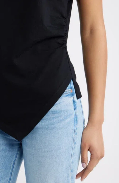 Open Edit Asymmetric T-shirt In Black