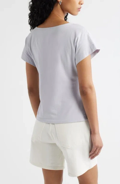 Open Edit Asymmetric T-shirt In White
