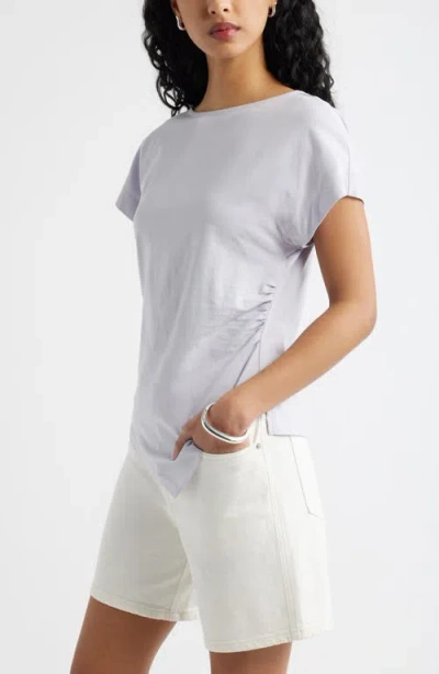 Open Edit Asymmetric T-shirt In White