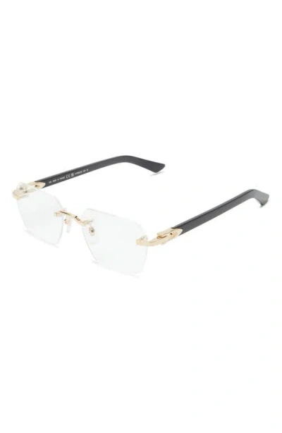 Cartier 54mm Rectangular Optical Glasses In Gray