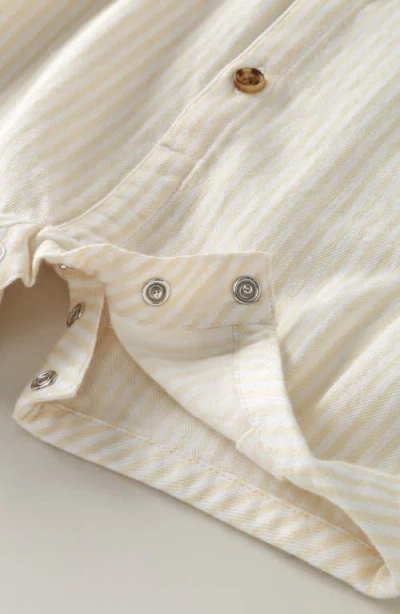 Nordstrom Stripe Cotton Romper In Multi