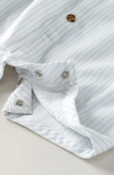 Nordstrom Stripe Cotton Romper In Multi