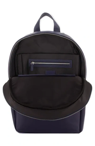 Vince Cavalor Leather Backpack In Blue