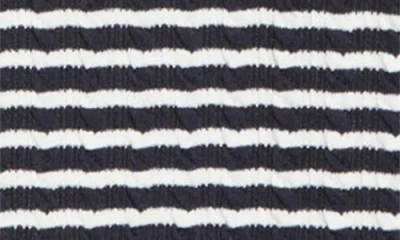 Halogenr Halogen(r) Stripe Puff Sleeve T-shirt In Multi