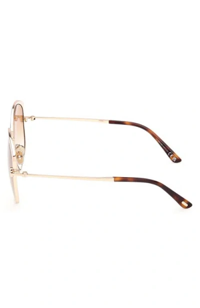 Tom Ford Abbey 58mm Geometric Sunglasses