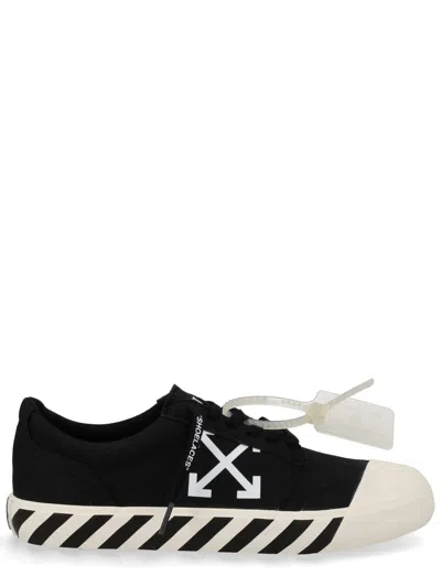 Off-white Stylish Sneaker With Unique Undercut Design In Black