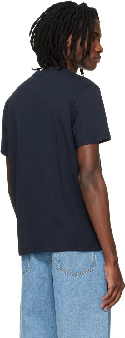Ami Alexandre Mattiussi Ami Paris Classic Fit Ami De Coeur Organic Cotton Jersey Long-sleeve T-shirt In Black