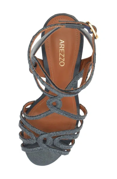 Arezzo Aria Ankle Strap Sandal In Multi