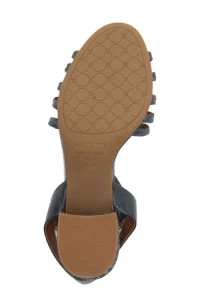 Arezzo Aria Ankle Strap Sandal In Multi