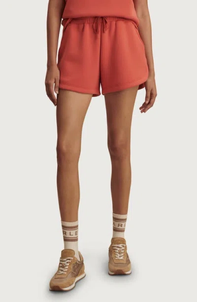 Varley Coulter Drawstring-waist Shorts In Orange