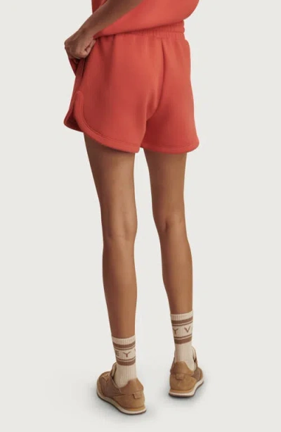 Varley Coulter Drawstring-waist Shorts In Orange