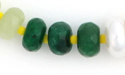 Panacea Multistone Necklace In Multi