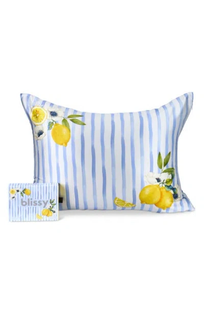 Blissy Mulberry Silk Pillowcase In Multi
