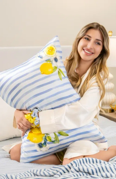 Blissy Mulberry Silk Pillowcase In Multi