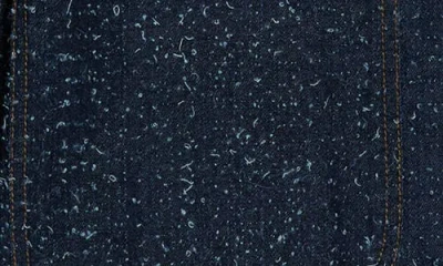 Percival Parsons Thread Detail Denim Jacket In Blue