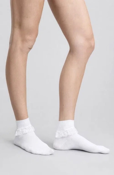 K. Bell Socks K Bell Socks Assorted 2-pack Lace Trim Quarter Socks In Multi