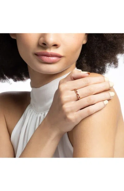 Mark Henry Bubbly Ruby & Diamond Ring In Red