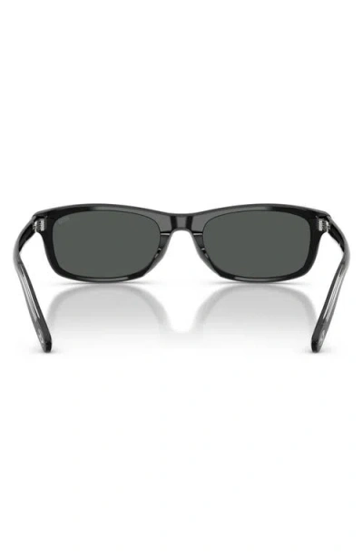 Diesel ® 54mm Rectangular Sunglasses In Black