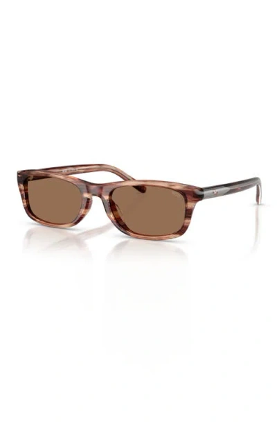 Diesel ® 54mm Rectangular Sunglasses In Brown