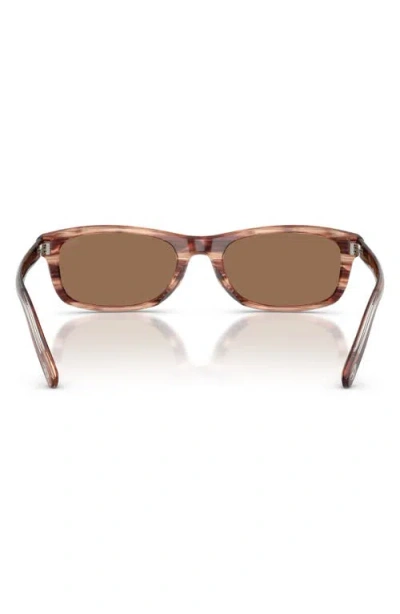 Diesel ® 54mm Rectangular Sunglasses In Brown