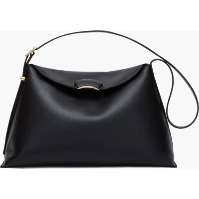 3.1 Phillip Lim Id Flap Leather Shoulder Bag In Black