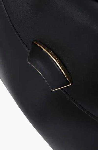 3.1 Phillip Lim Id Flap Leather Shoulder Bag In Black