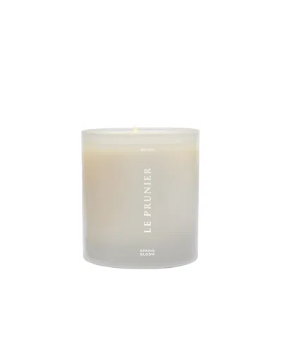 Le Prunier Spring Bloom Candle In White