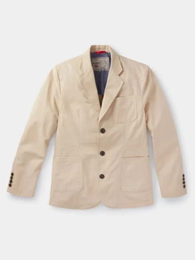 Aubin Mareham Patch Pocket Blazer In Neutral