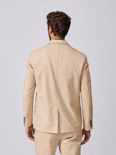 Aubin Mareham Patch Pocket Blazer In Neutral