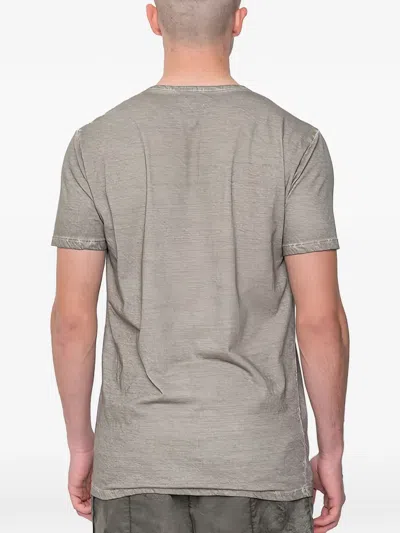 Md75 Buttoned T-shirt In Brown