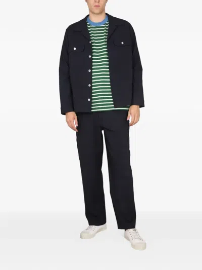 Howlin' Versace Jeans Couture Button Down Pants In Blue