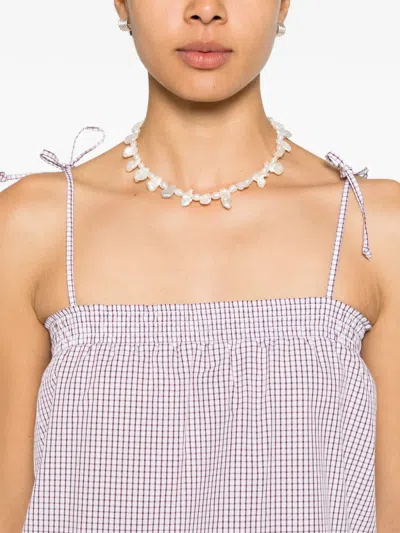 A.p.c. A. P.c. Checked Top In Blue