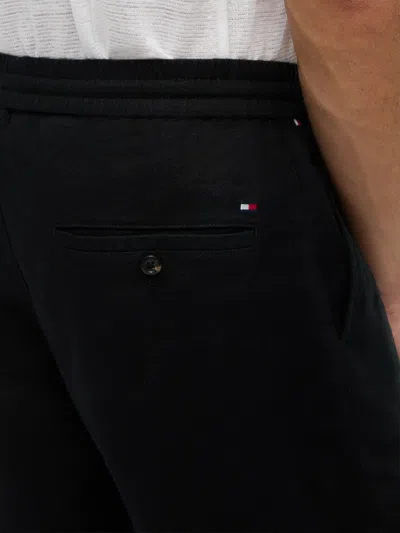 Tommy Hilfiger Dover Drawstring Elasticated Shorts In Black