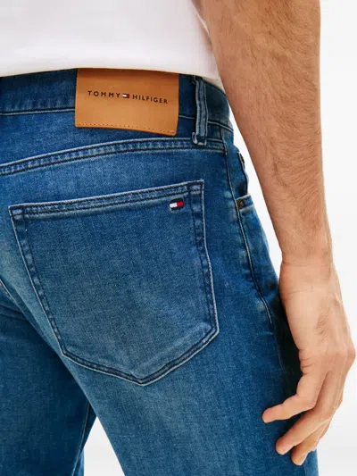 Tommy Hilfiger Stretch Straight Jean In Blue