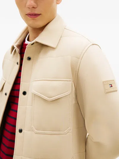Tommy Hilfiger Quilted-effect Jacket In Neutral