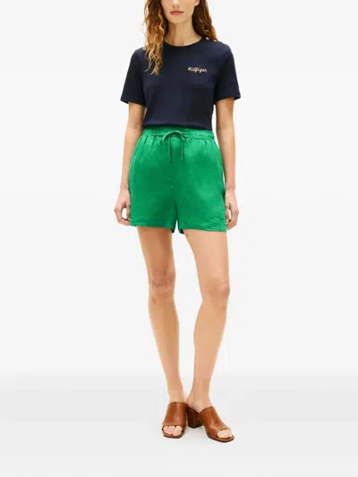 Tommy Hilfiger Drawstring Elasticated Shorts In Green