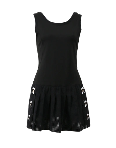 Shop Fendi Karlito Tennis Dress In Black