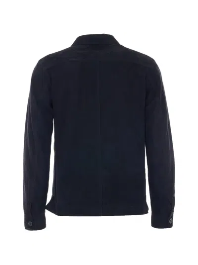 Tom Ford Suede Button-up Jacket In Blue