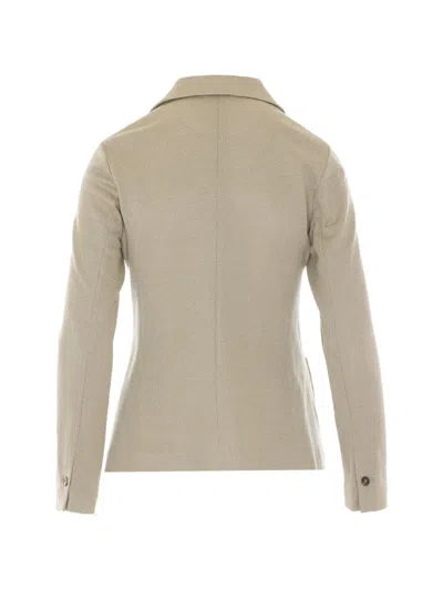 Circolo 1901 Single-breasted Patch-pocket Jacket In Neutral