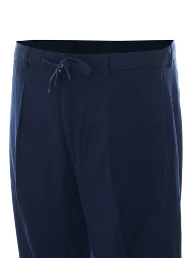 Circolo 1901 Drawstring Tailored Trousers In Blue