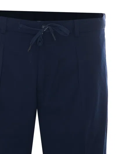 Circolo 1901 Drawstring Tailored Trousers In Blue