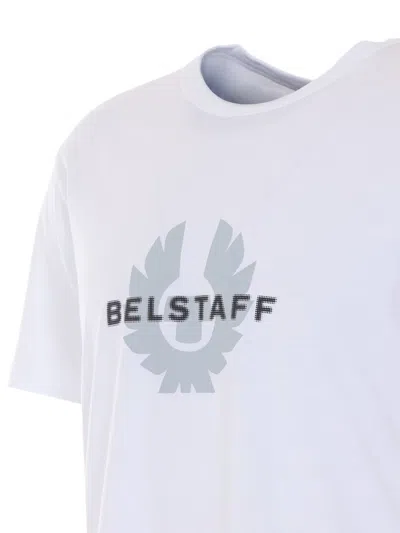 Belstaff Surface Logo-print T-shirt In White